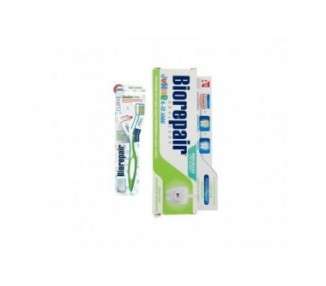 Biorepair Oral Care Junior Set Toothbrush and Toothpaste 2.53fl.oz 75ml - Medium Soft Curve Random Color