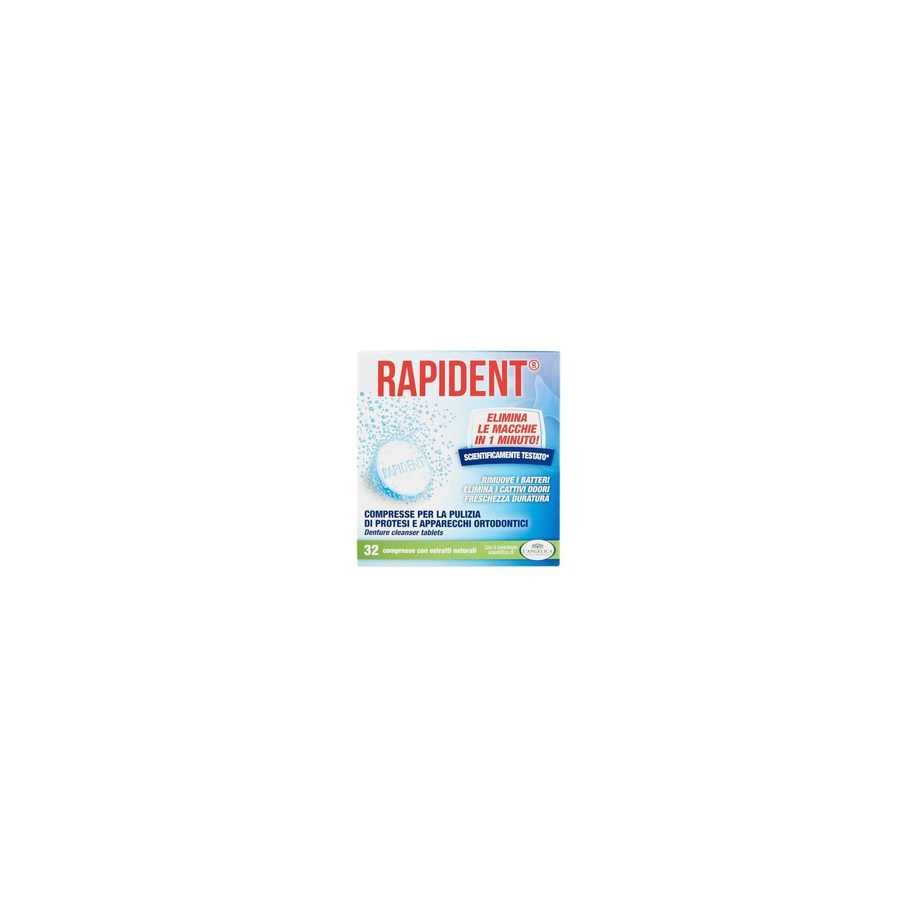 Rapident Implant and Prosthesis Cleaning Tablets 32 Tablets
