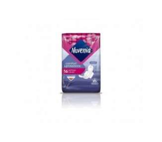 Nuvenia Normal Sanitary Pads with SecureFit and Wings 16 Pieces