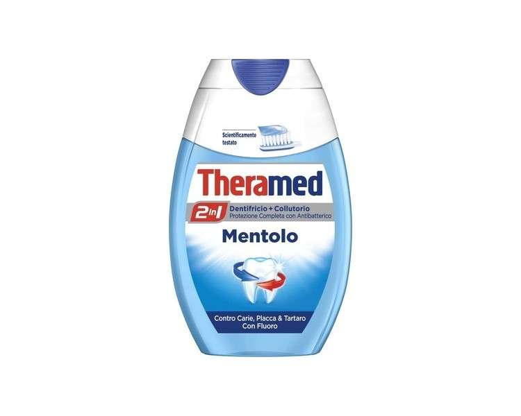 Menthol 2-in-1 Toothpaste and Mouthwash 75ml
