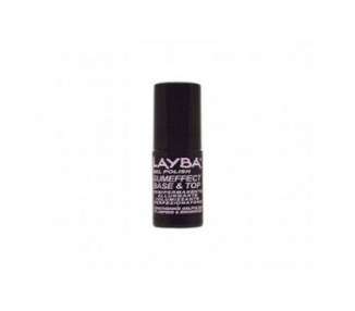 Layla Layba Nail Polish with Rubber Effect Base and Top Coat