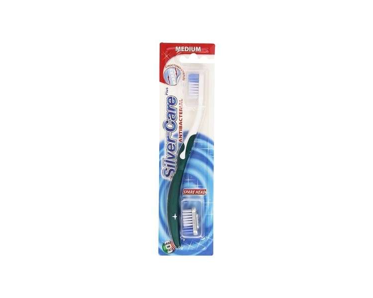 Silver Care-Brosse Toothbrush and Replacement Heads Medium