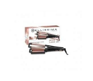 Imetec Bellissima My Pro Beach Waves GT20 400 Hair Straightener with Ceramic Coating and 3 Temperature Settings - Black