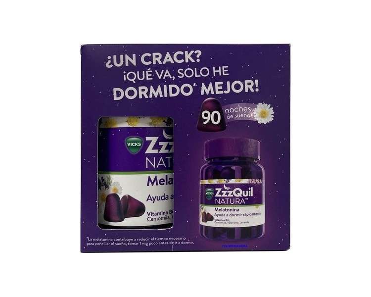 Zzzquil Natura Melatonin Sleep Aid 90 Gummies