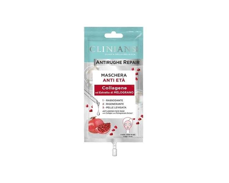 Clinians Anti-Aging Collagen and Pomegranate Extract Regenerating Face Mask 15ml