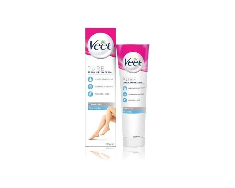 Veet Silk & Fresh Technology Shaving Cream for Sensitive Skin 200ml