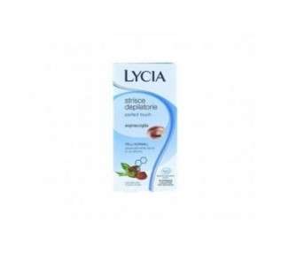 Lycia Perfect Touch Eyebrow Wax Strips 16 Strips with 2 Wipes