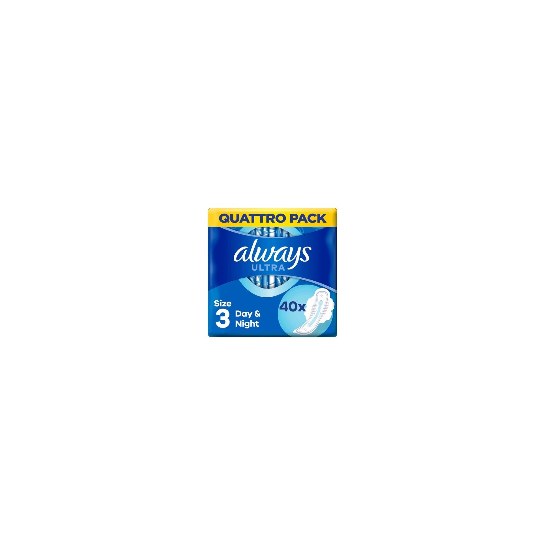 Always Ultra Secure Night Sanitary Pad with Wings 40 Pieces