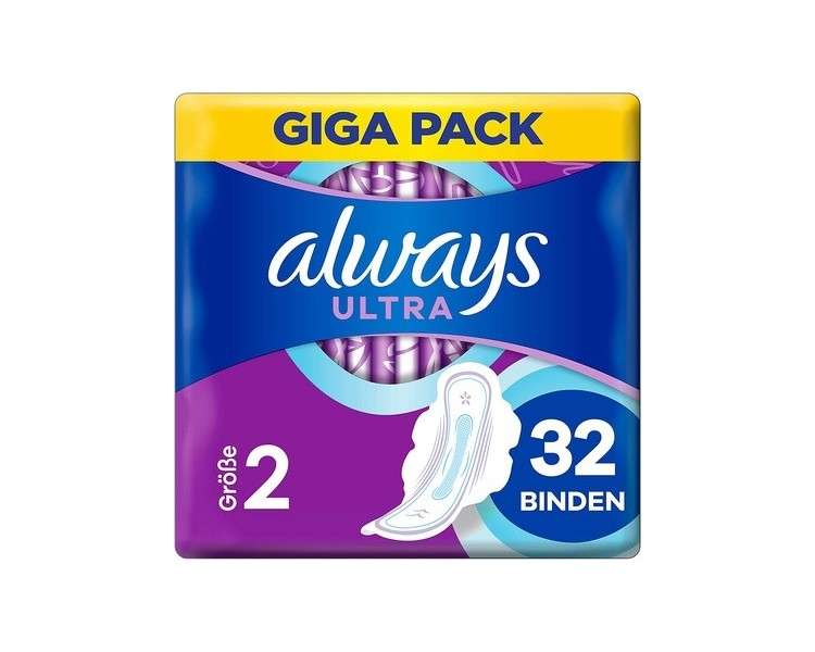Always Ultra Binden Damen Gr. 2 Long Big Pack 32 Stück