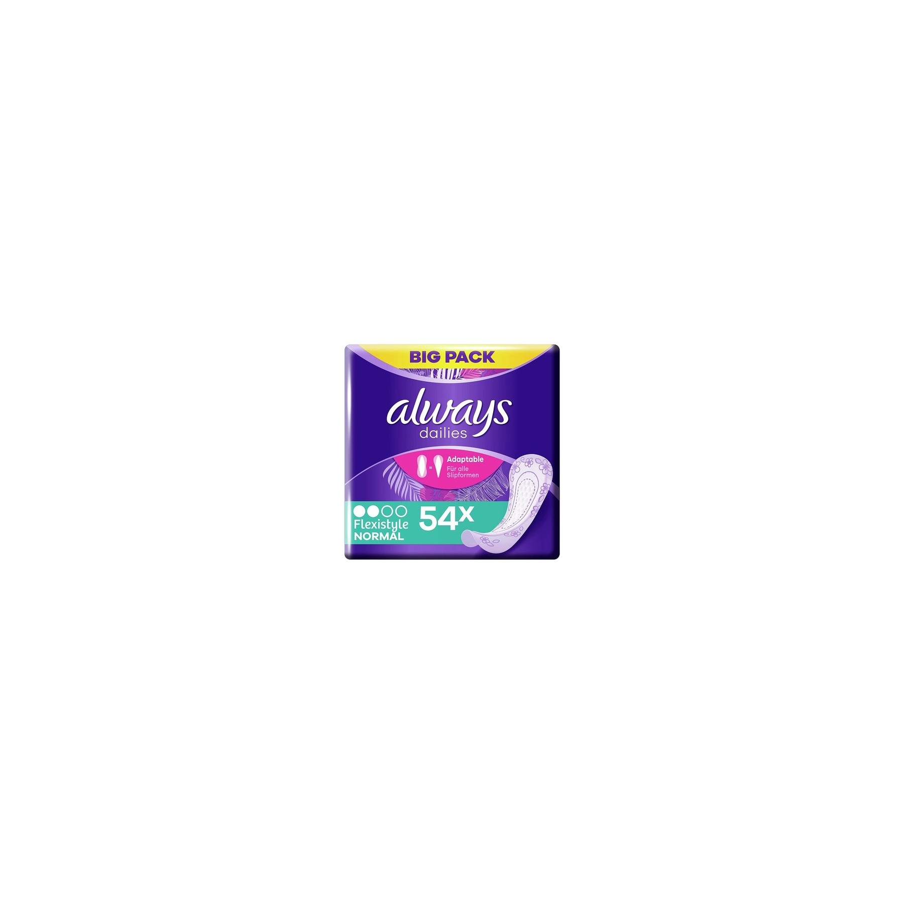 Always Dailies Flexistyle Normal Panty Liners 54 Pieces - Big Pack