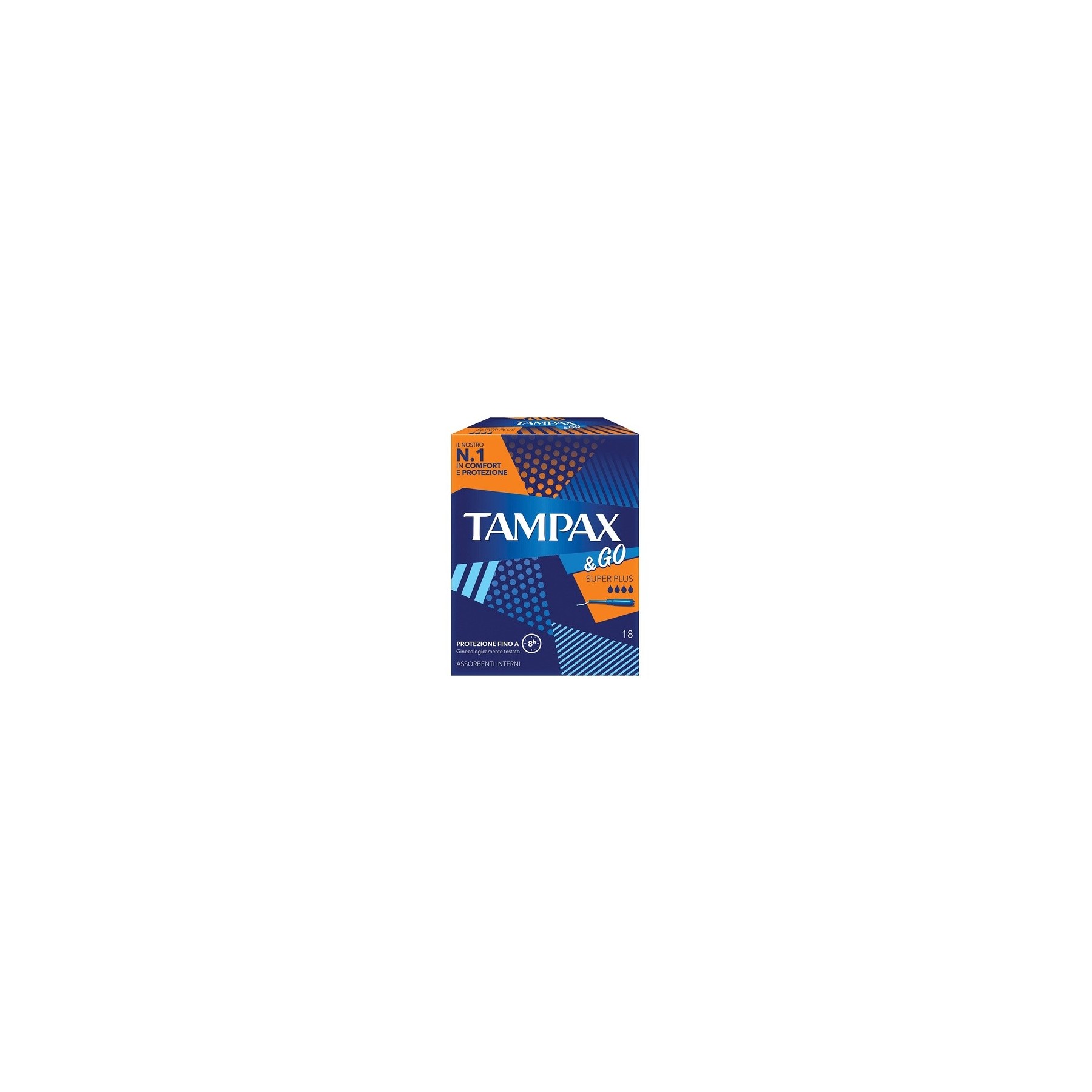Tampax & Go Super Plus Tampons 18 Count