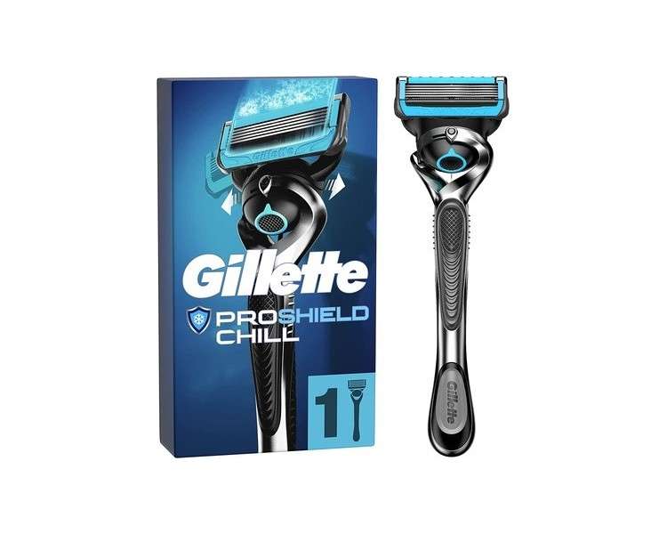 Gillette ProShield Chill Men's Razor with 5-Blade Razor + 1 Blade