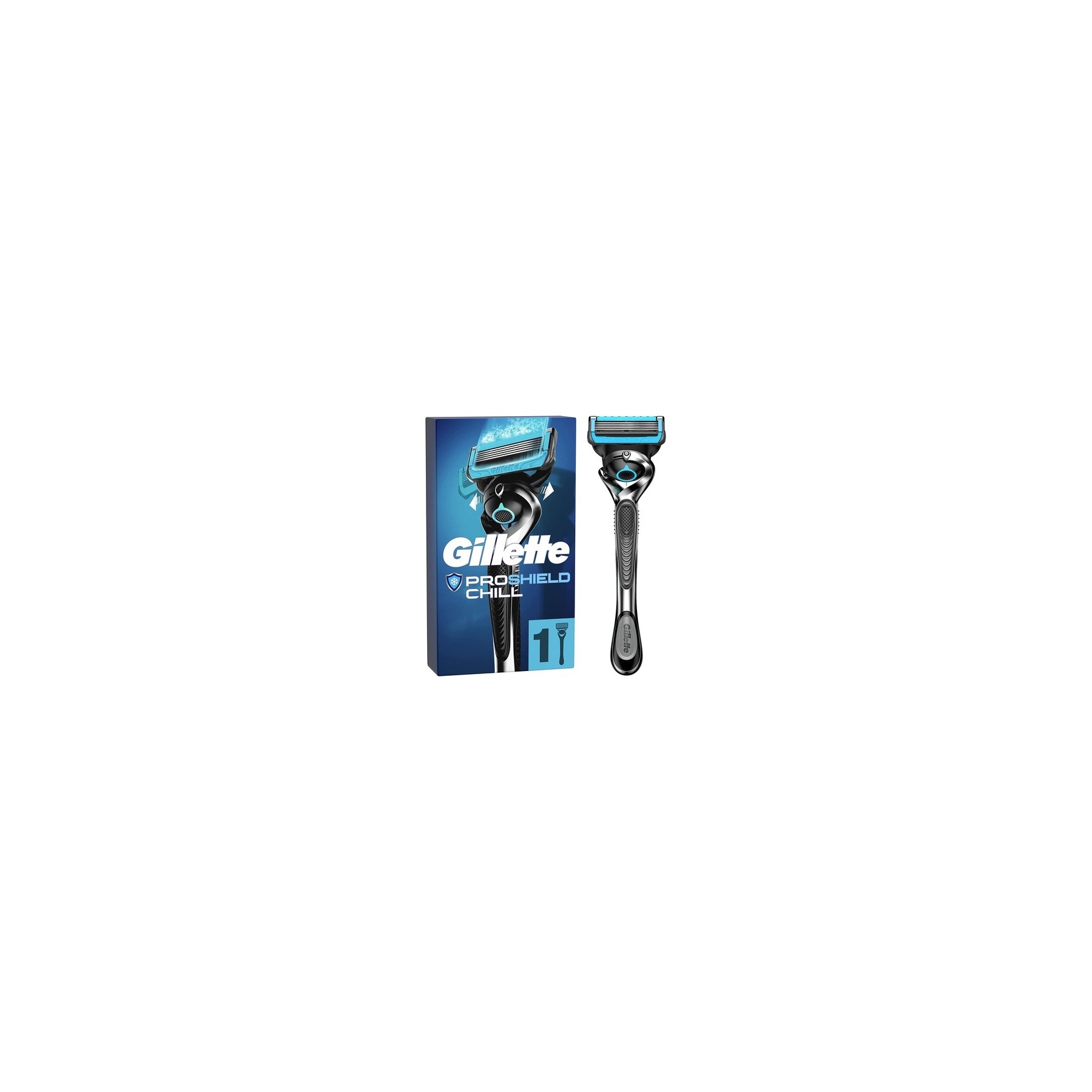 Gillette ProShield Chill Men's Razor with 5-Blade Razor + 1 Blade