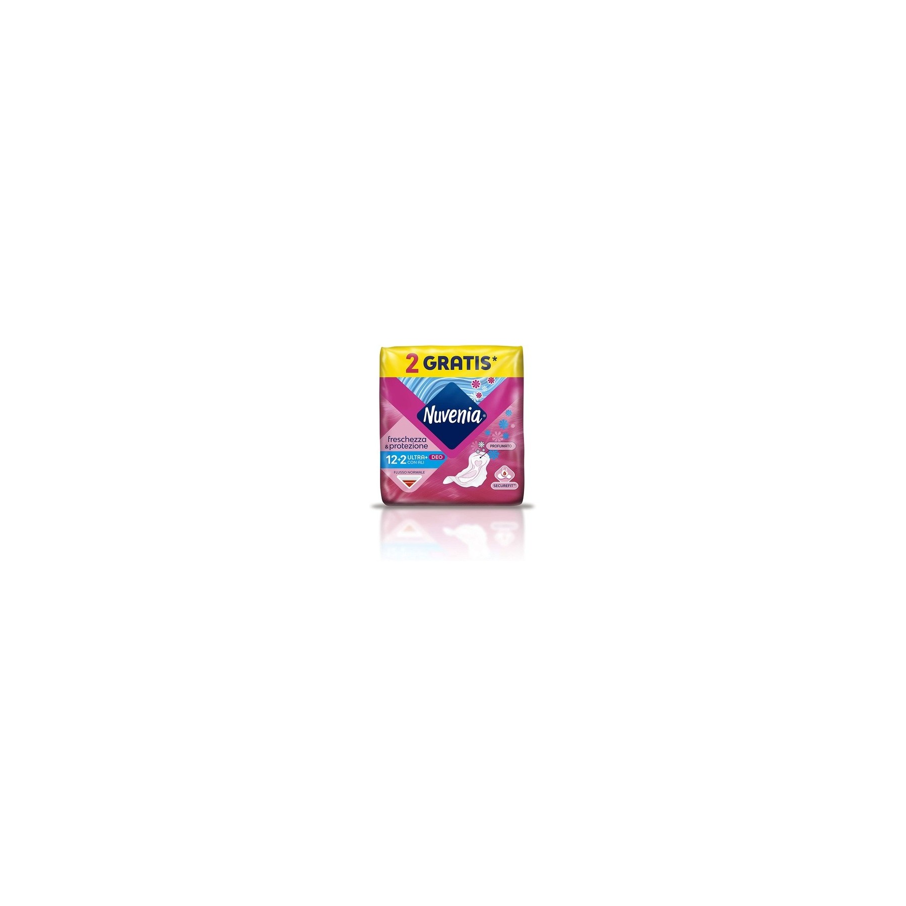 Nuvenia Ultra Thin Deo Fresh Scented Winged Sanitary Pads 14 Count