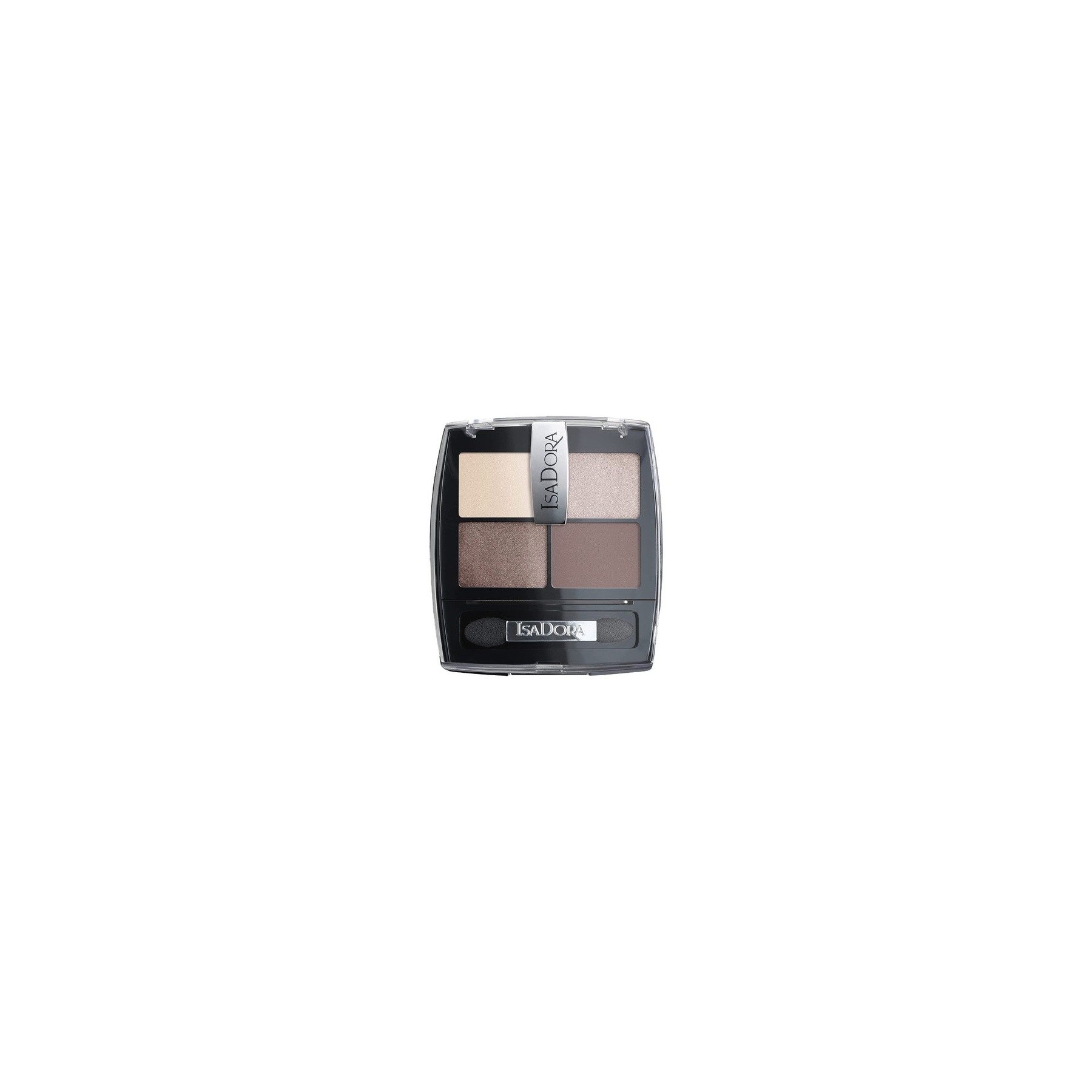 IsaDora Brown Eyeshadow Palette Quartet with Applicator 04 Cappuccino