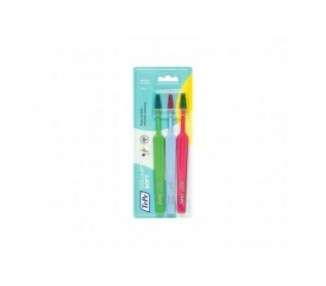 TePe Colour Soft Toothbrush for Adults with Extra Soft Filaments - 3 Count