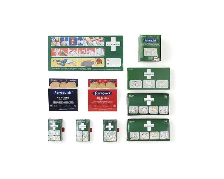 Cederroth First Aid Station Refill Pack 11 Pieces