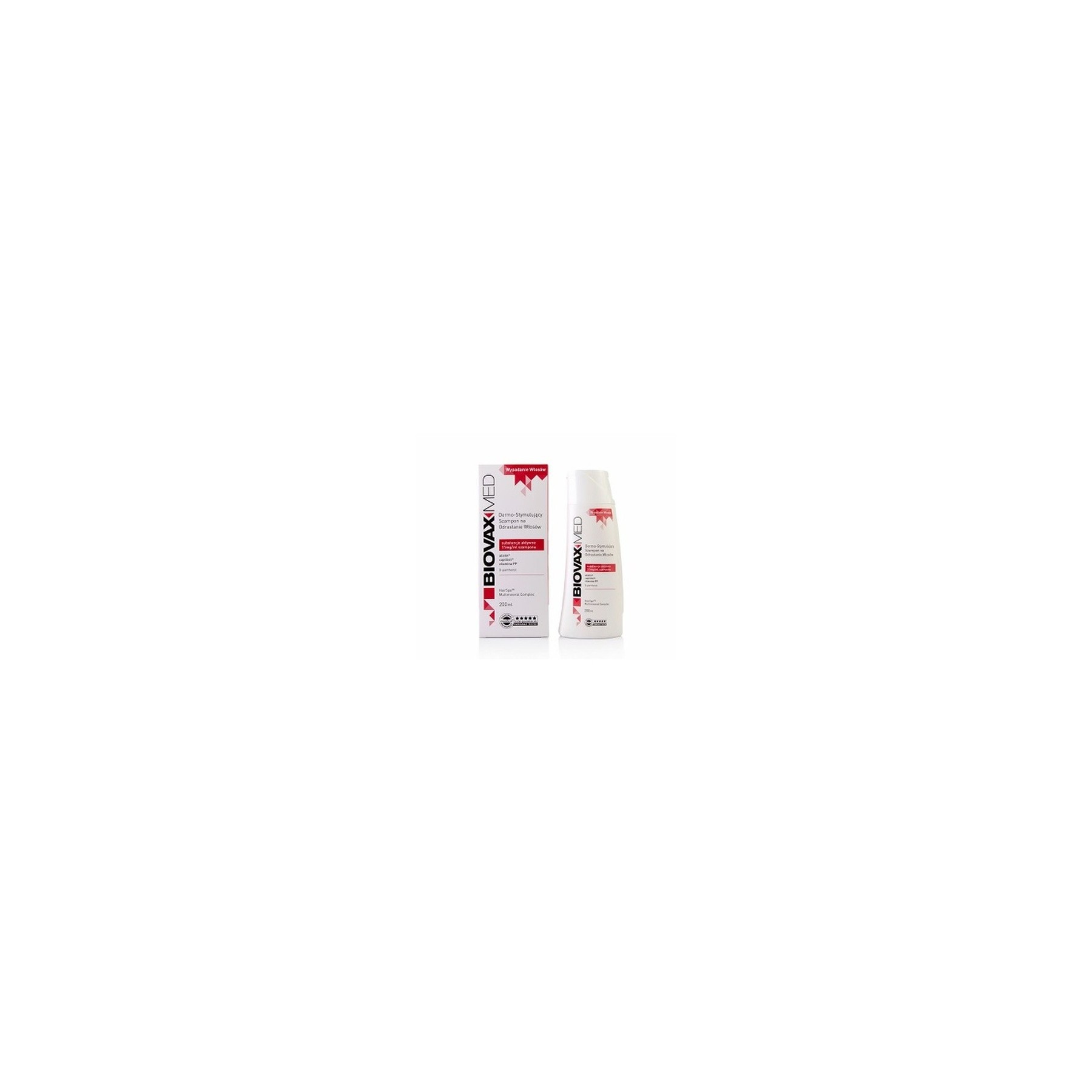 L'Biotica Biovax MED Anti Hair Loss Shampoo with Multimineral Complex 200ml