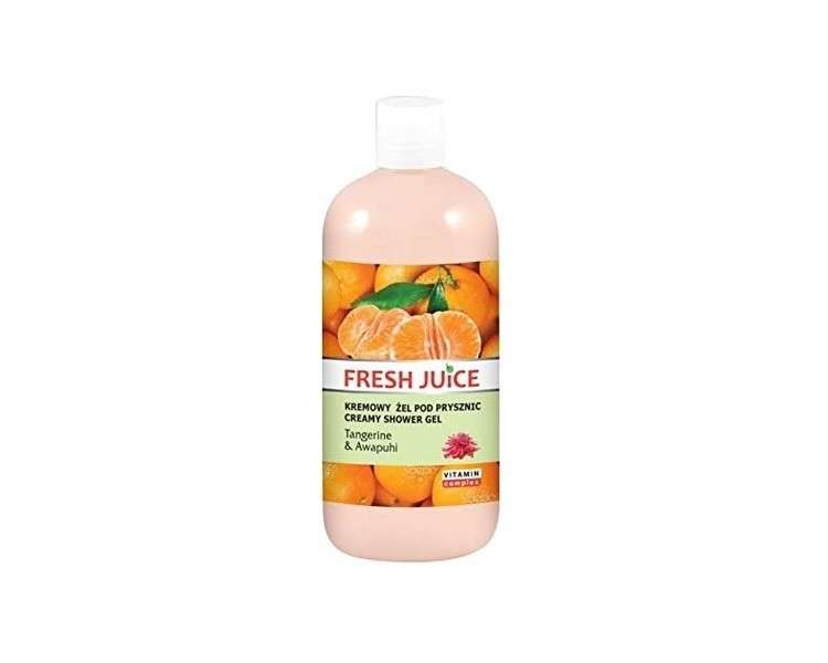 Fresh Juice Creamy Shower Gel with Tangerine and Awapuhi Extracts 500ml