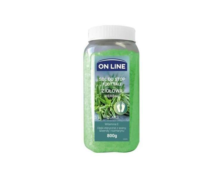 On Line Foot Herbal Salt Relaxation 800g