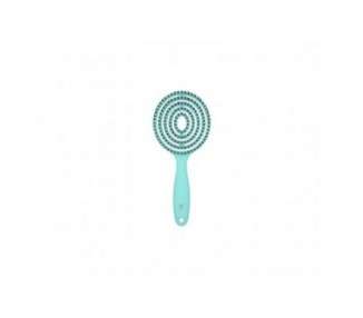 T4B ILU LOLLIPOP CANDY Detangling Hairbrush for Wet and Dry Hair with Durable Vegan Bristles - Ocean Blue