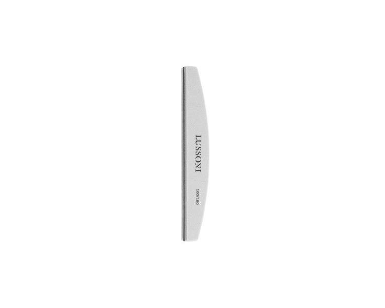 T4B LUSSONI Half Moon Professional Nail File 100/180 Grit - Pack of 25