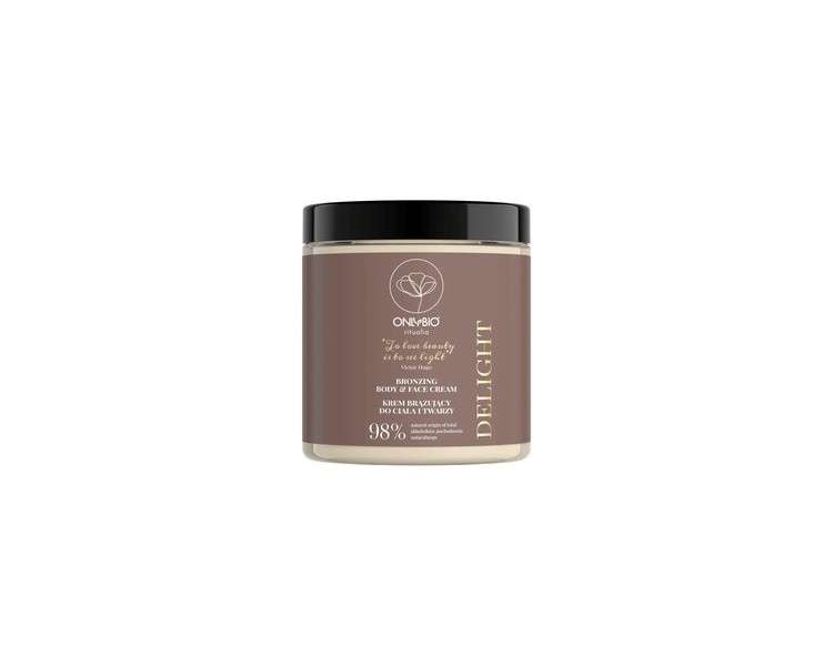 ONLYBIO Ritualia DELIGHT Vegan Tanning Cream with Natural Oils for Face and Body
