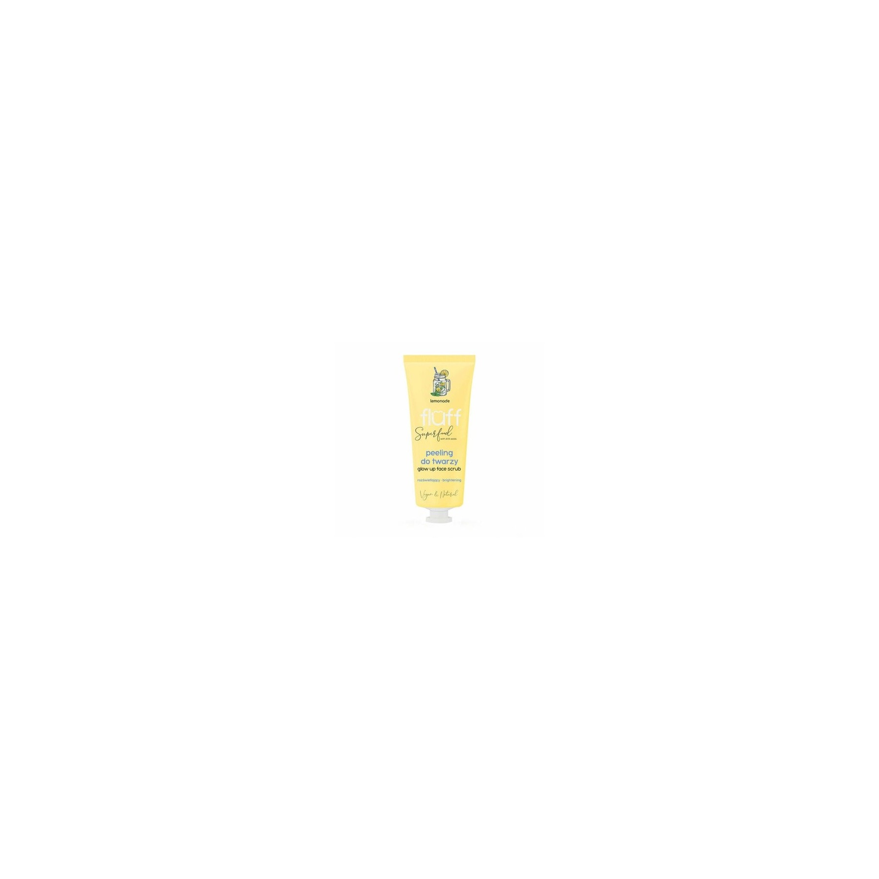 Fluff Lemonade Glow Up Face Scrub Brightening Facial Exfoliator 75ml