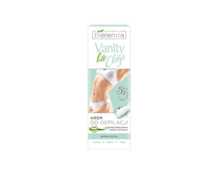 VANITY BIO CLAYS Hair Removal Cream with Green Clay 100ml
