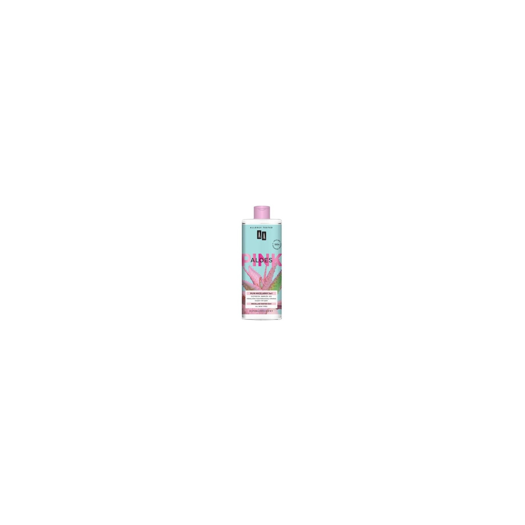 AA Aloes Pink Micellar Water 3-in-1 400ml