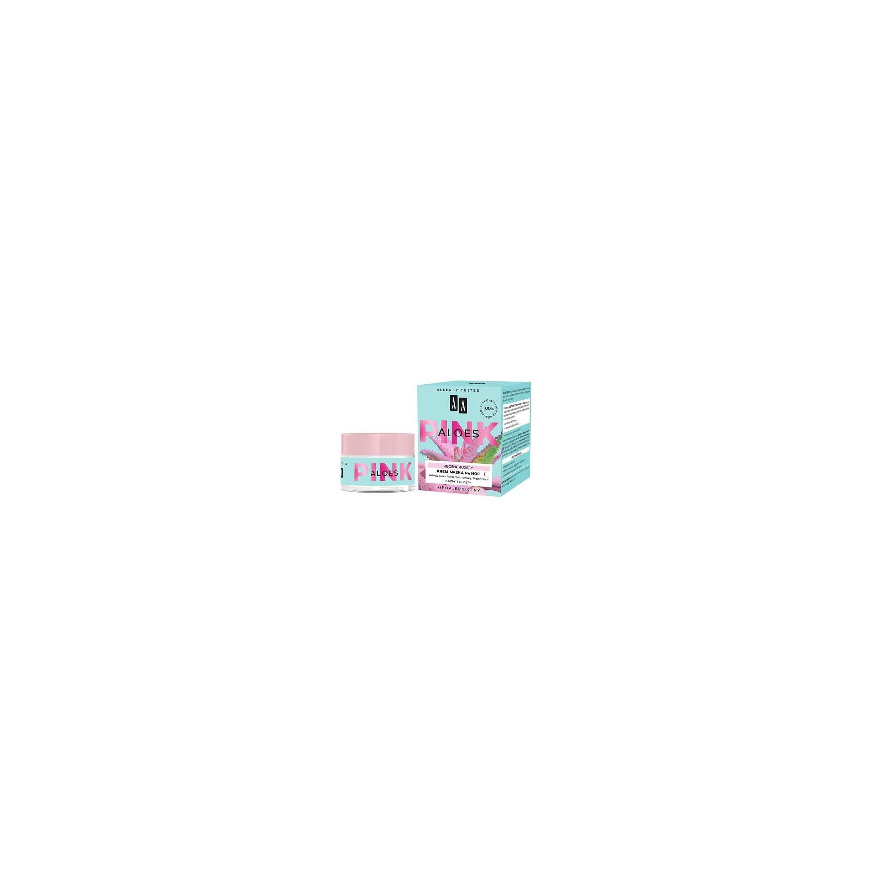 AA Aloes Pink Regenerating Night Cream Mask 50ml