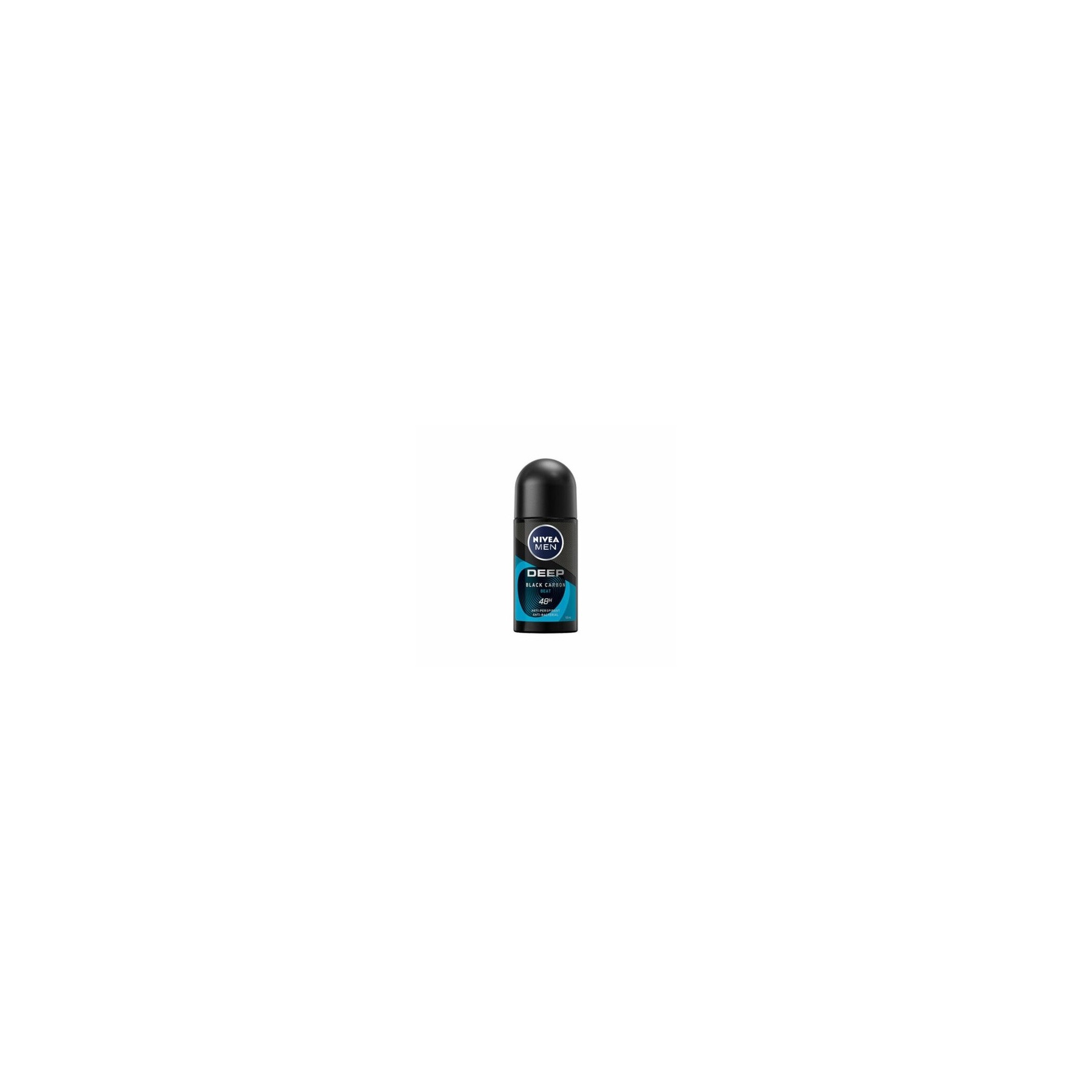 Nivea Men Deep Black Carbon Beat Antiperspirant Roll On 50ml