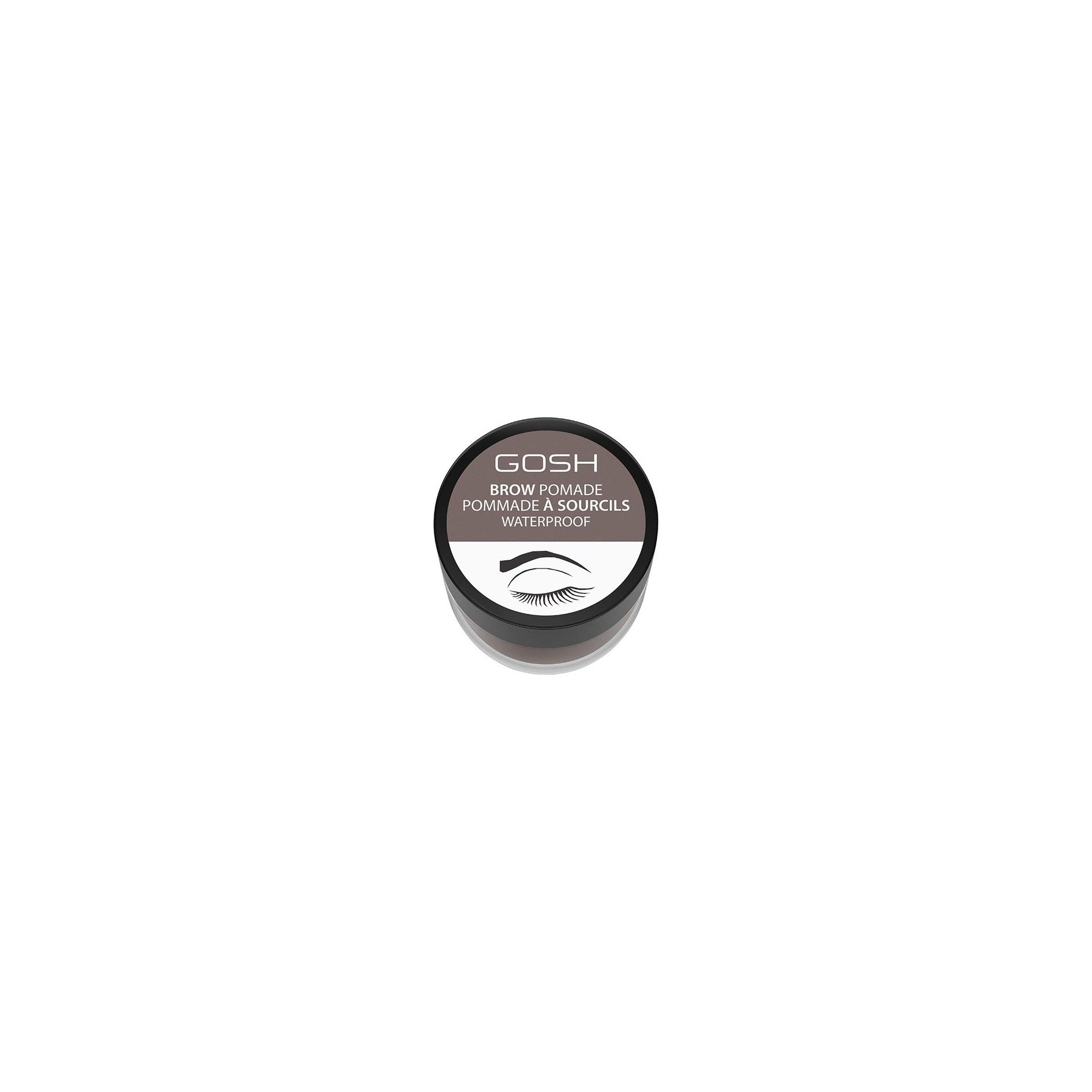 Gosh Brow Waterproof Pomade in Grey Brown Shade 002