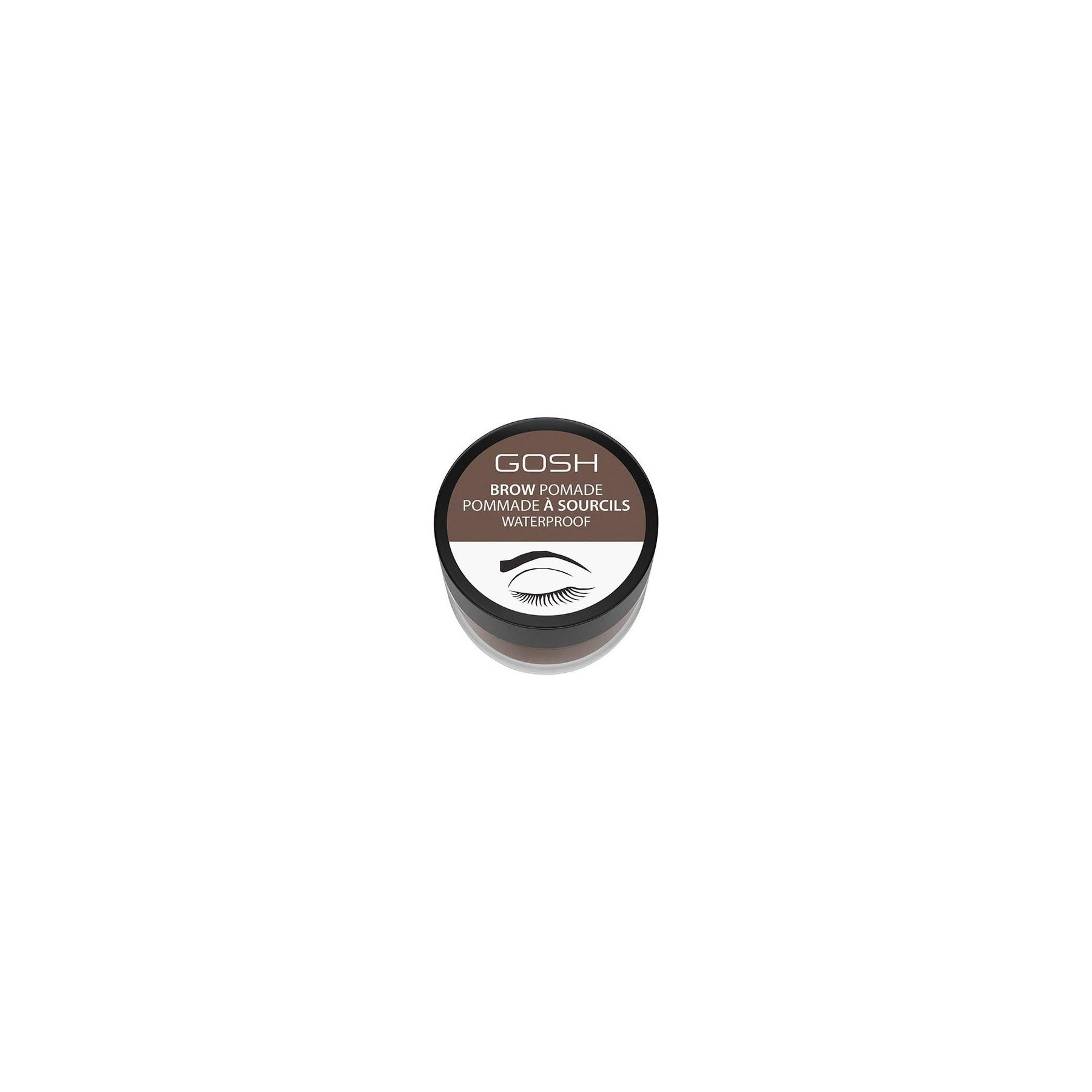 Gosh, Waterproof, Eyebrow Pomade, 001, Brown, 4 ml