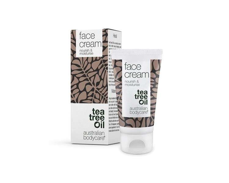 Tea Tree Oil Face Cream 50ml Moisturizing Cream for Acne Prone Skin