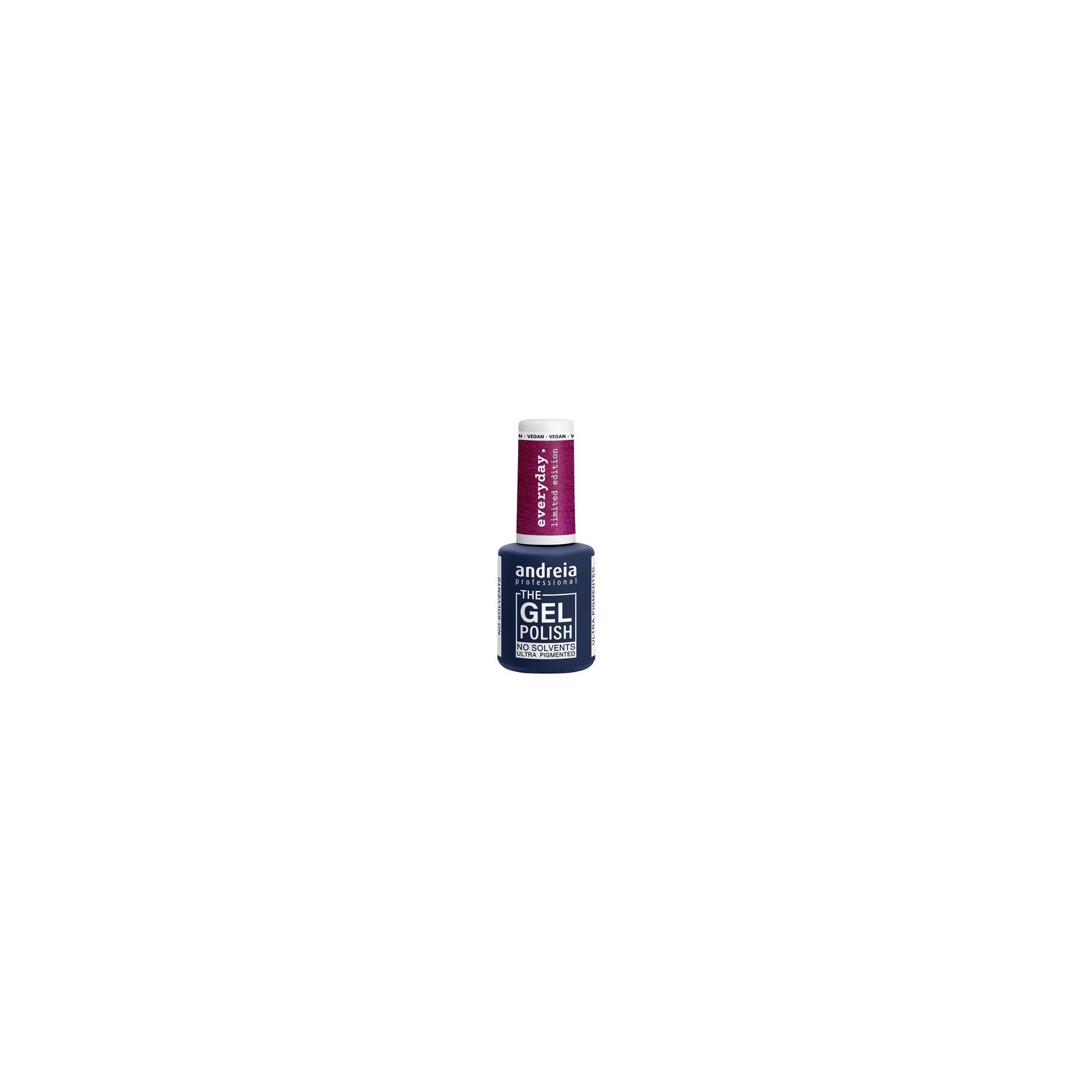 Andreia Professional The Gel Polish Limited Collection Color ED5 Metallic Cherry with a Pink Layer