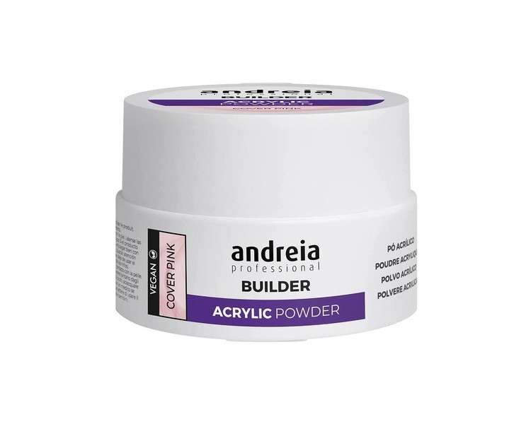 Andreia Professional Acrylic Builder Powder for Nail Extensions Cover Pink 20g