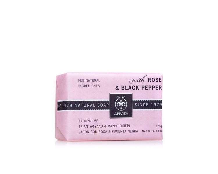 Apivita Natural Rose Soap 125g