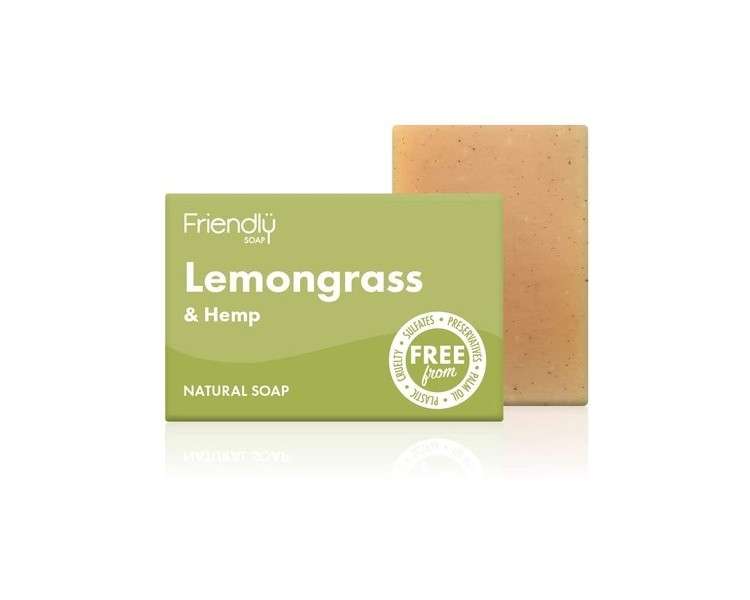 Friendly Soap Lemongrass & Hemp Soap 95g