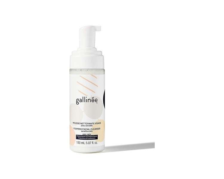 Gallinée Foaming Facial Cleanser Natural and Purifying Prebiotic Face Wash with Lactic Acid 150ml