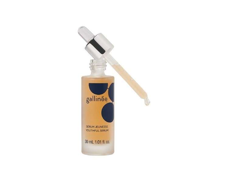 Gallinée Youthful Serum Natural Hydrating Triple Biotic Complex Anti-Aging Facial Serum with Lactic Acid 30ml