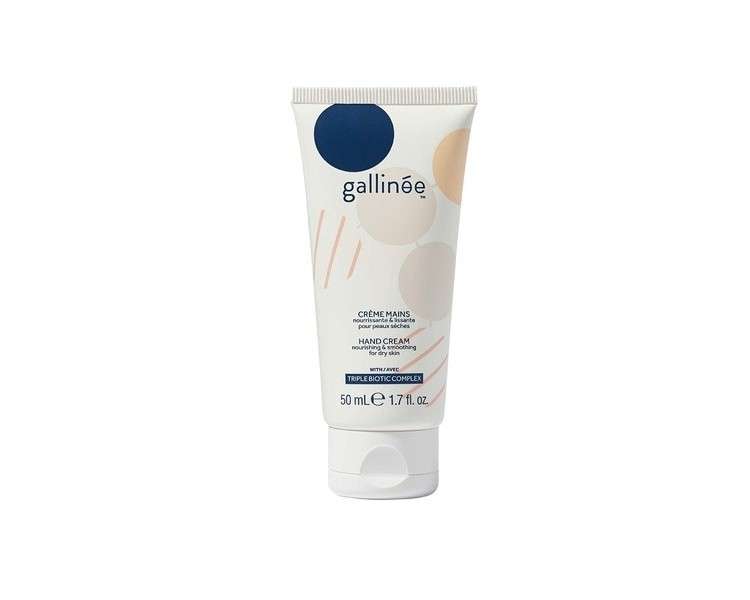 Gallinée Hand Cream Natural Triple Biotic Hand and Foot Cream with Shea Butter 50ml