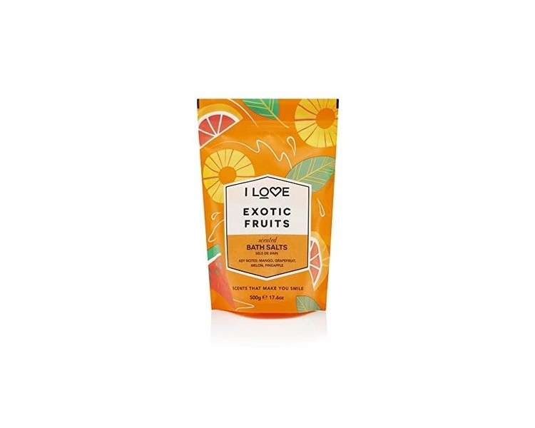I Love Exotic Fruits Scented Bath Salts with ACB Bio-Water Bamboo 500g
