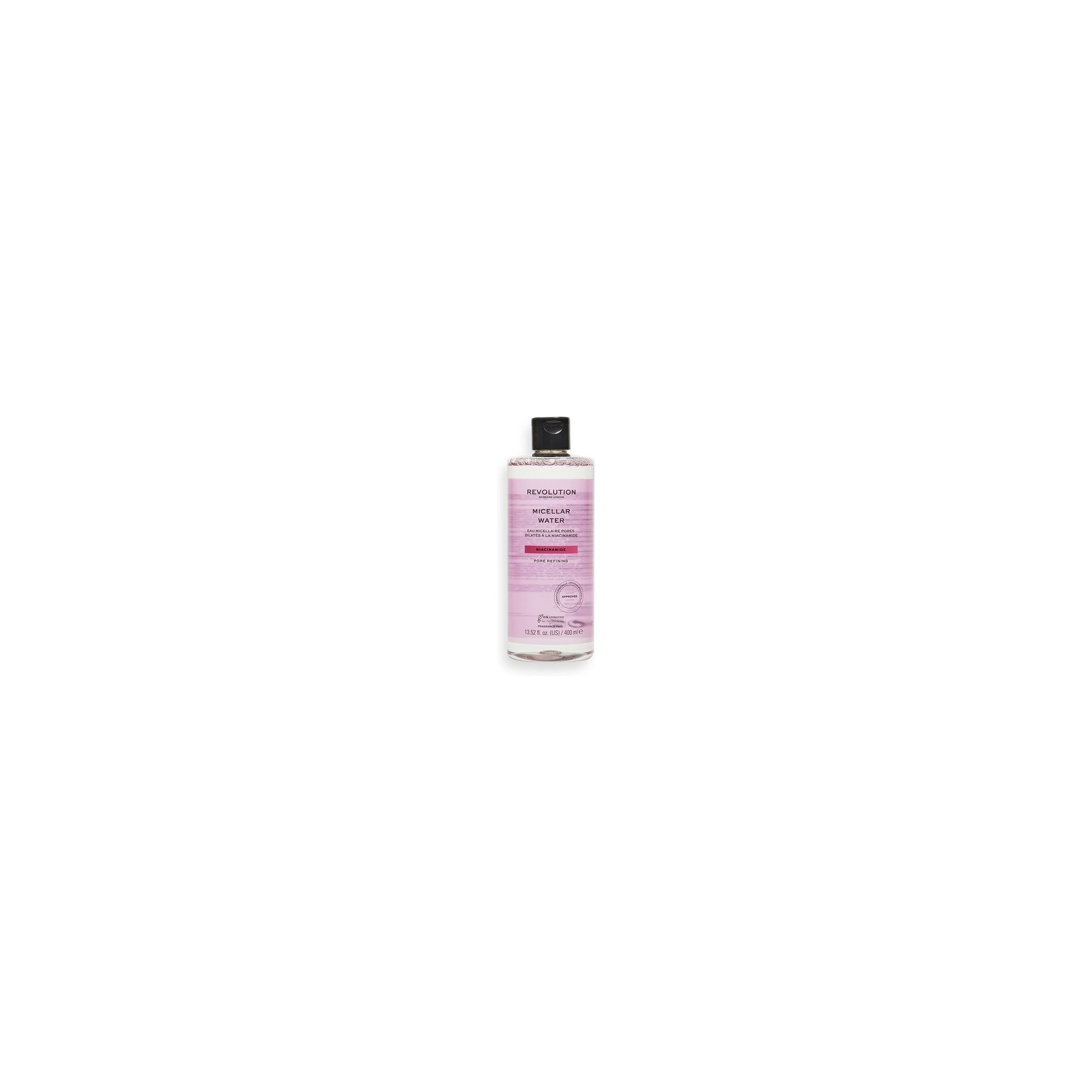 Revolution Skincare London Niacinamide Pore Refining Micellar Water Makeup Remover 400ml