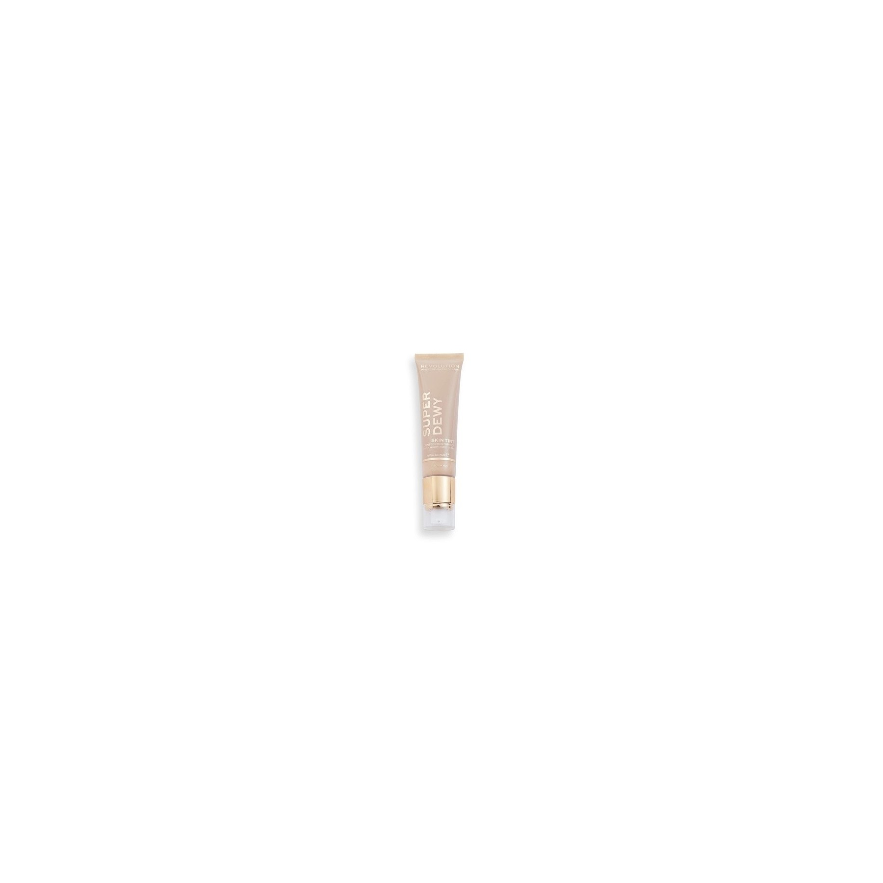 Revolution Superdewy Tinted Moisturiser Light Coverage Makeup Evens Skin Tone Medium Tan 1.85fl.oz/55ml