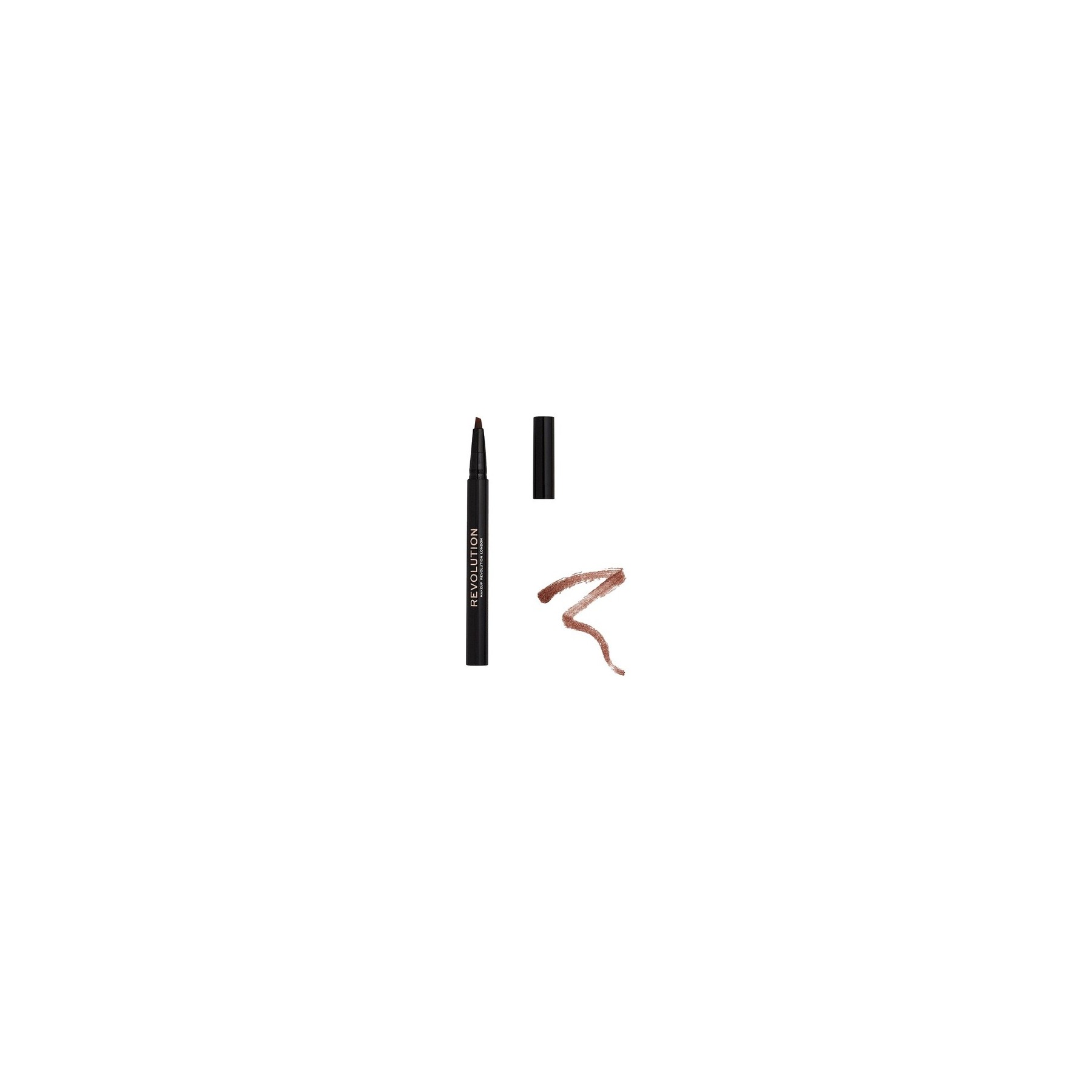 Makeup Revolution Bushy Brow Pen Dark Brown 0.5ml