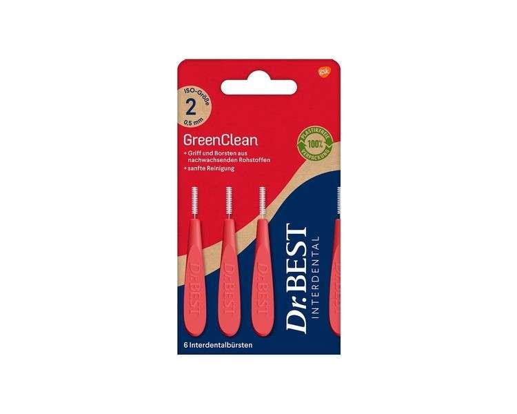 Dr.BEST Interdental Brushes Size 2 - Pack of 6