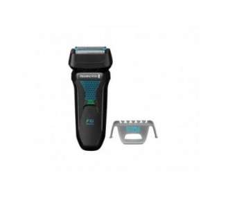 Remington F6 Aqua Men's Electric Shaver 100% Waterproof with Fold-Out Detail and Long Hair Trimmer 60 Minute Lithium Battery USB Charging - F6000