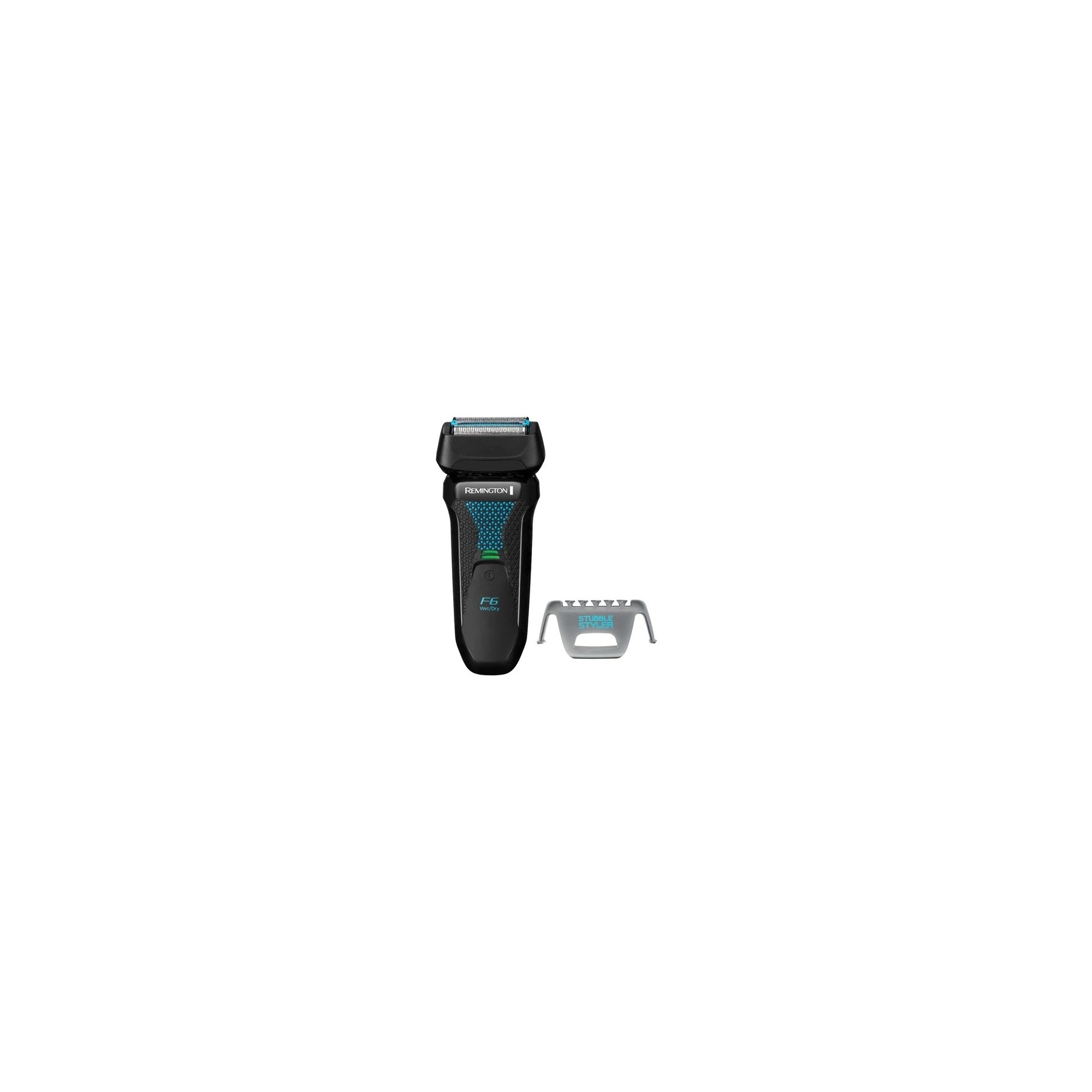 Remington F6 Aqua Men's Electric Shaver 100% Waterproof with Fold-Out Detail and Long Hair Trimmer 60 Minute Lithium Battery USB Charging - F6000