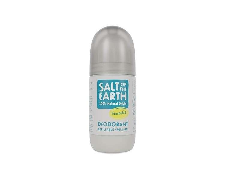 Salt of the Earth Natural Unscented Deodorant Roll On 75ml